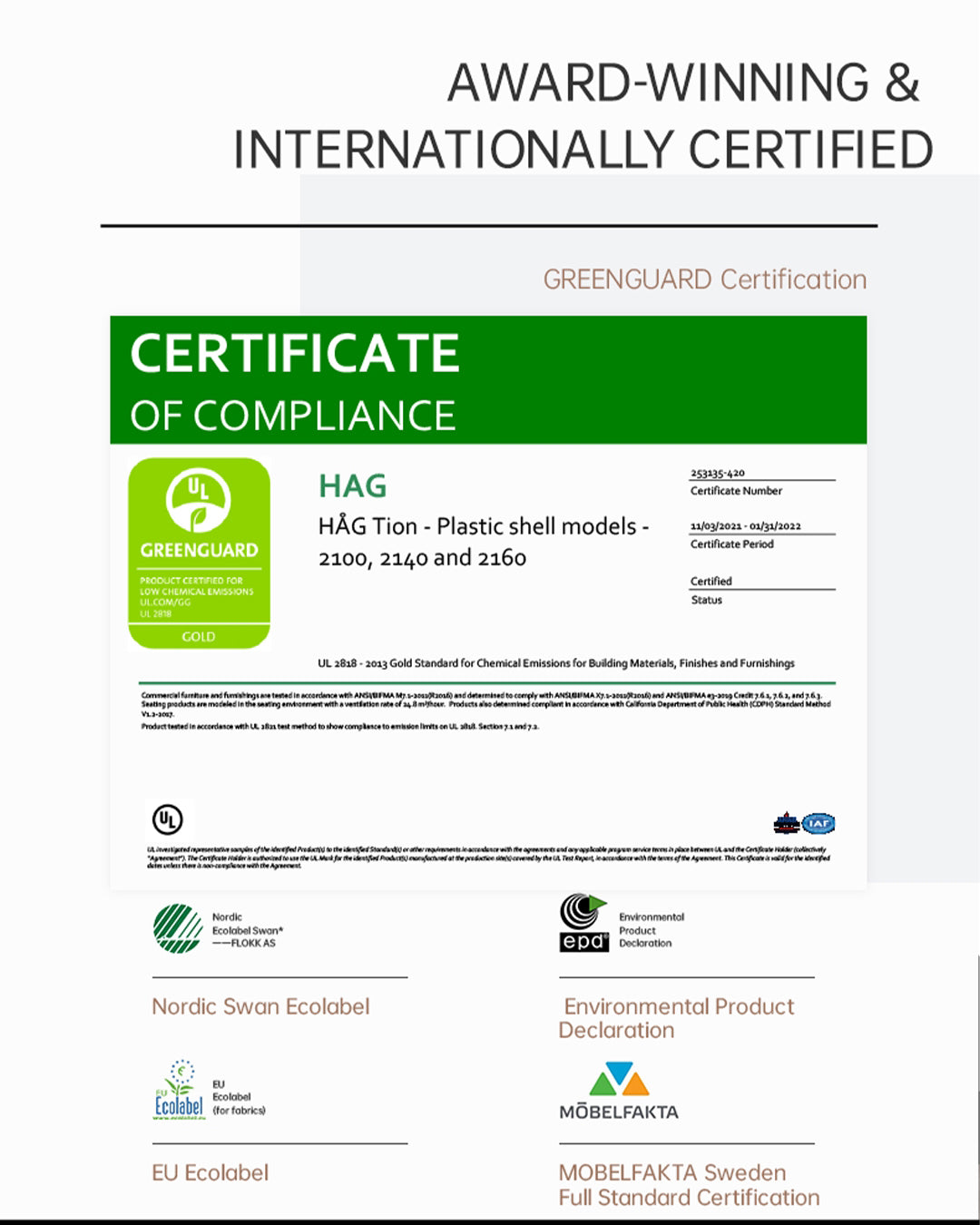 HÅG Tion 2140 - Moss